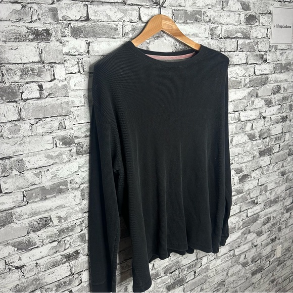 EUC Old Navy Men's 100% Cotton Black Knit Pullover Size XXL (RN 462574) - Picture 4 of 10